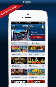 europa casino mobile app